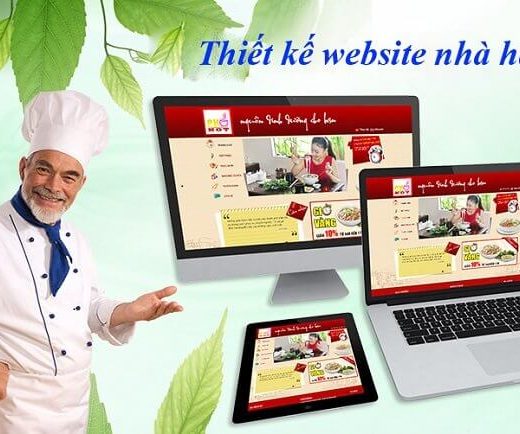 xu hướng thiết kế website nhà hàng