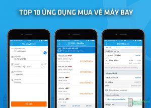 Top 10 ứng dụng mua vé máy bay