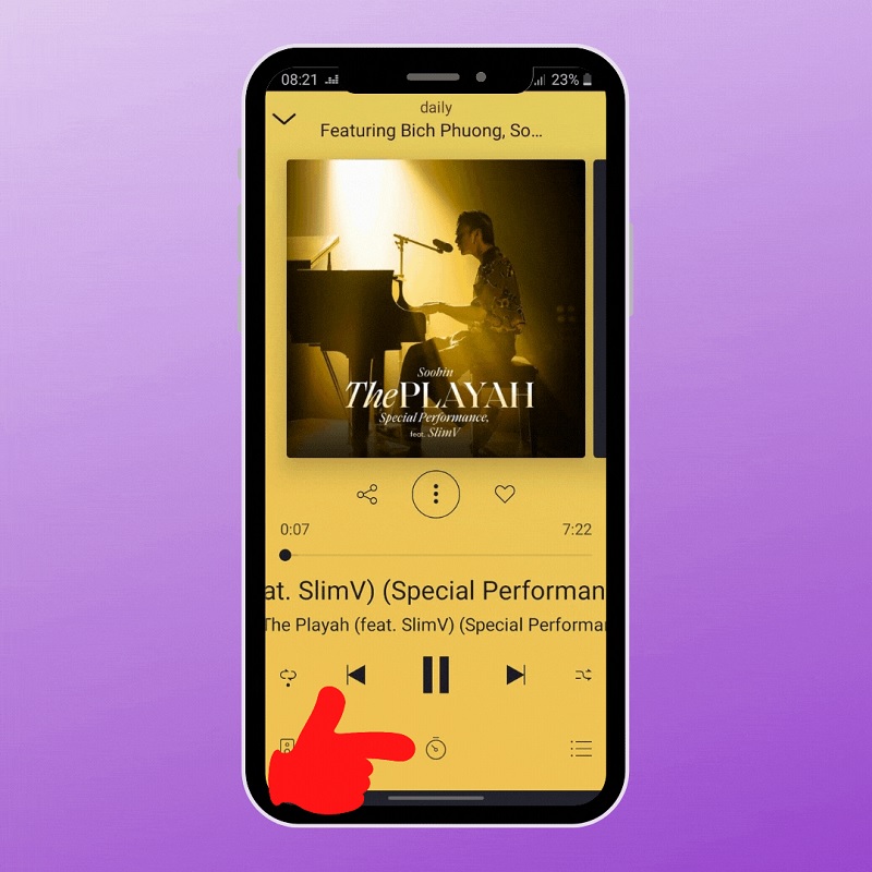 cài đặt hẹn giờ tắt nhạc 