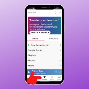 mở mục favorites