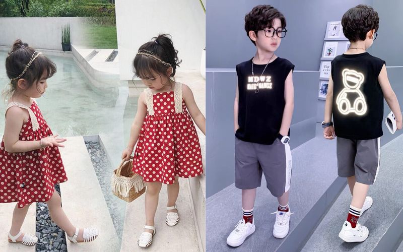 đặt hàng quần áo trẻ em Quảng Châu qua đơn vị trung gian